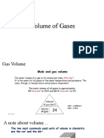 Volume of Gases