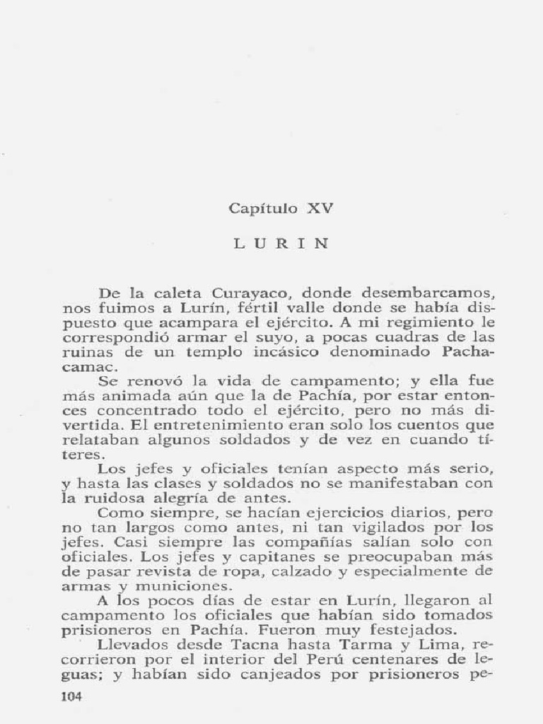 Batalla de Chorrillos | PDF | Militar | Ciencia militar
