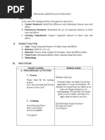 Detailed Lesson Plan in English IV | PDF | Grammatical Number | Plural