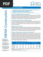 Global Research Sector - Construction Contractors Equities - MENA June 26, 2011