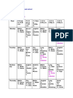 G 10 Online Class Schedule Trs Jan 2022