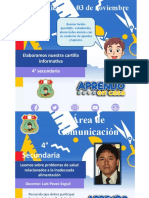 Elaboramos Nuestra Cartilla Informativa