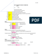 GPSA MEG Calculation