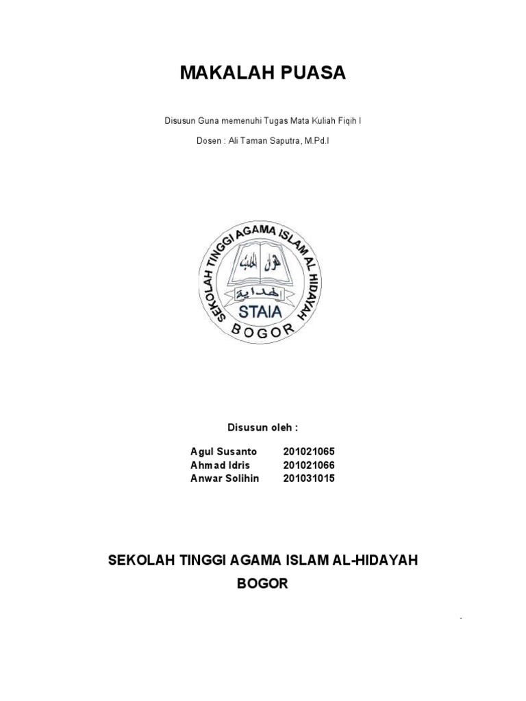 Makalah Puasa