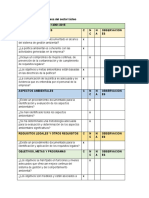 Lista de Chequeo Empresa Del Sector Lácteo