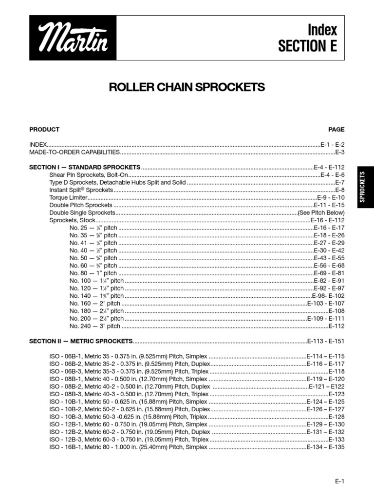 SPROCKETS PDF