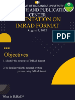 Imrad Format Orientation