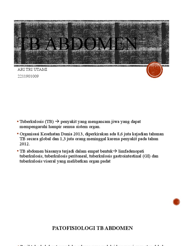 Tb Abdomen Pdf Sains Matematika