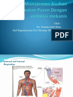 Cek ETT, suction, ganti posisi- Cek parameter ventilator Hipoksia:- Pneumotoraks, edema paru