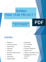 FINAL YEAR PROJECT 1 Briefing
