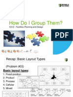 How Do I Group Them?: E212 - Facilities Planning and Design