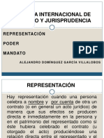 Presentación Representación Poder y Mandato