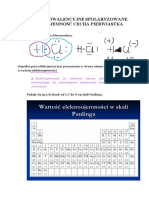 Elektroujemność. Wiązanie Kowalencyjne Spolaryzowane