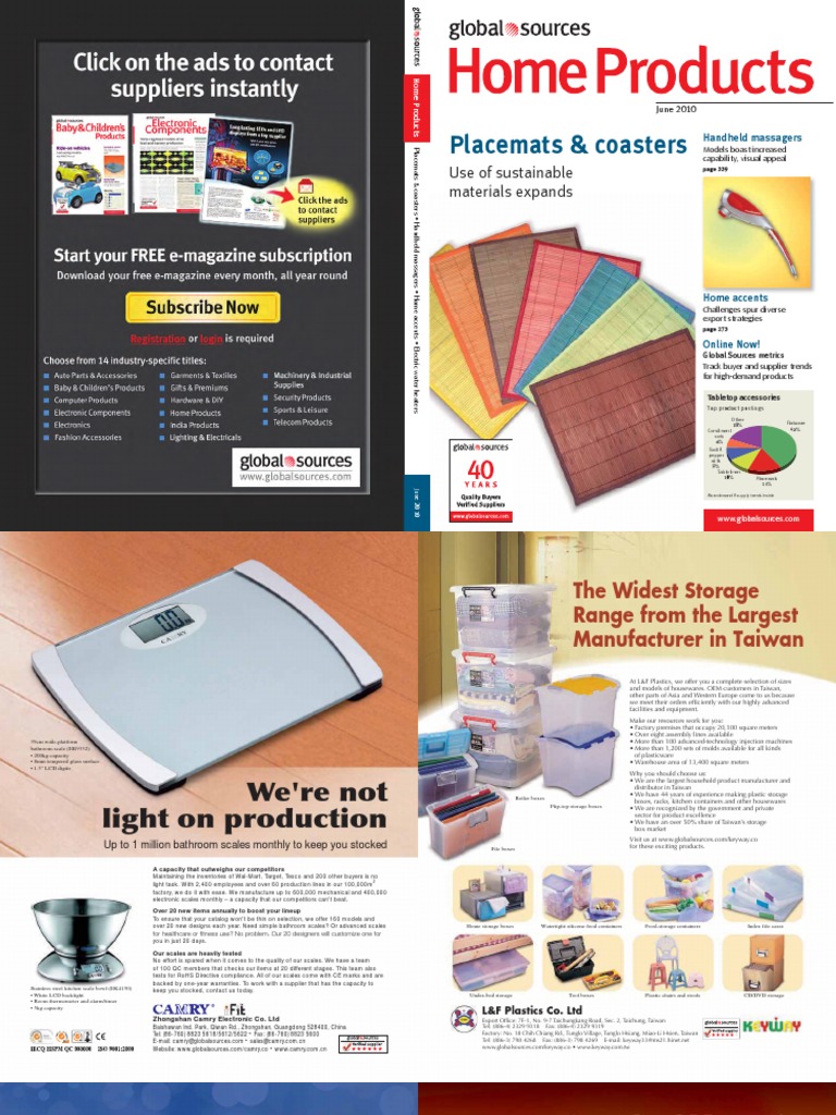 Global Sources 2010 June Home Products Home Appliance