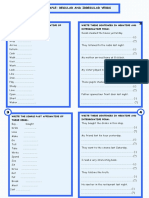 Past Simple Regular and Irregular Verbs - 27394