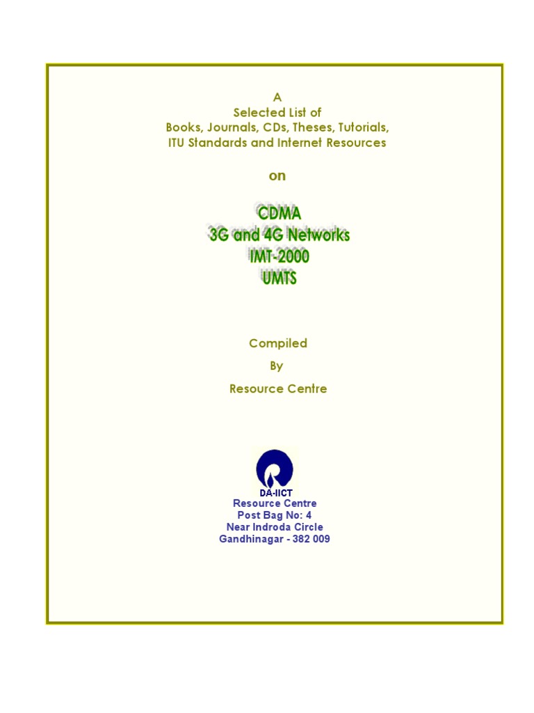 Cdma Book List | PDF