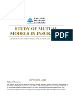 Study of Mutual Models in Insurance - Report - 03 Oct