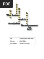 46903786 the Latest Open Source Software Available and the Latest Development in ICT