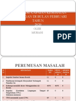 Persentasi Kesling Februari