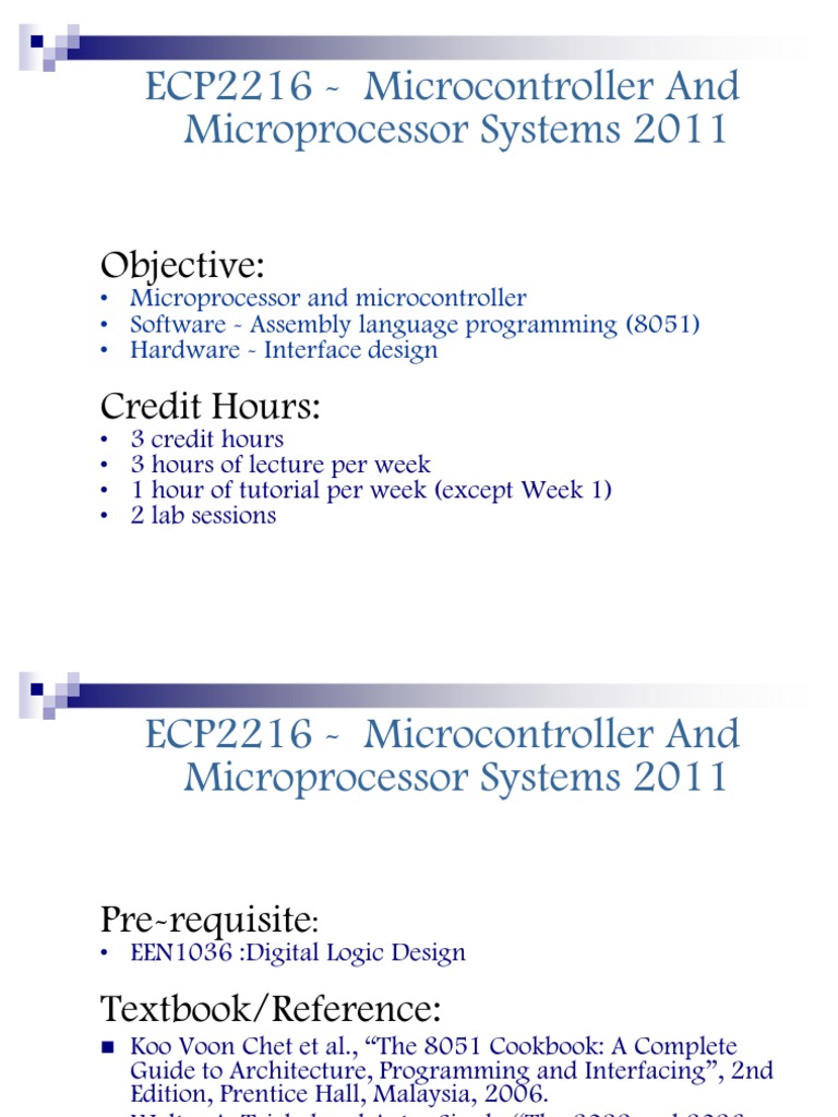 Ch-1 1 | PDF | Microcontroller | Microprocessor