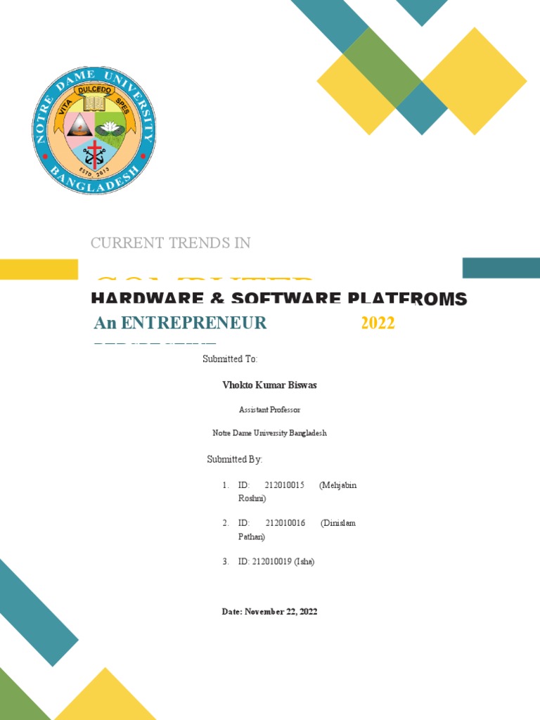 Current Trends in Hardware & Software 2022 | PDF | Cloud Computing | Html5