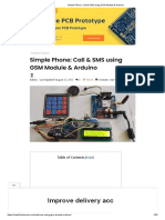 Simple Phone - Call & SMS Using GSM Module & Arduino