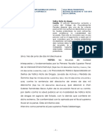 R.N. 565-2018 - Selva Central - TID - Juez debe precisar la razon por la que considera que los medios probatorios no le dan certeza