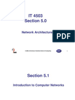 IT 4503 Section 5.0: Network Architectures