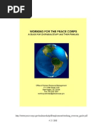 Download Working for the Peace Corps Overseas Guide Office of Human Resource Management   by Accessible Journal Media  Peace Corps Docs  SN6110983 doc pdf