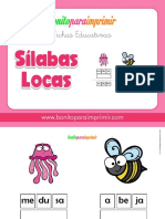 Silabas Locas - Bonitoparaimprimir