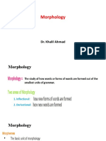 Introduction To Morphology