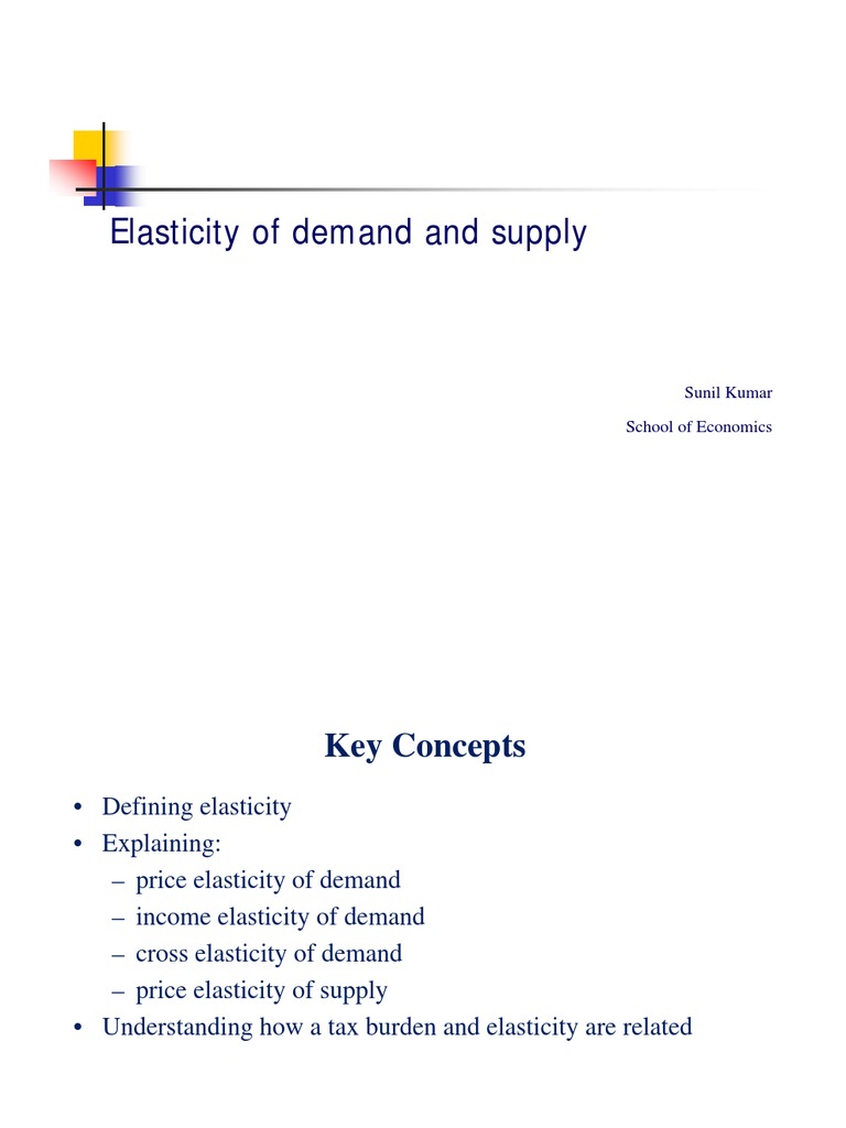 Lecture w3 - Chapter 5 | PDF | Price Elasticity Of Demand | Demand