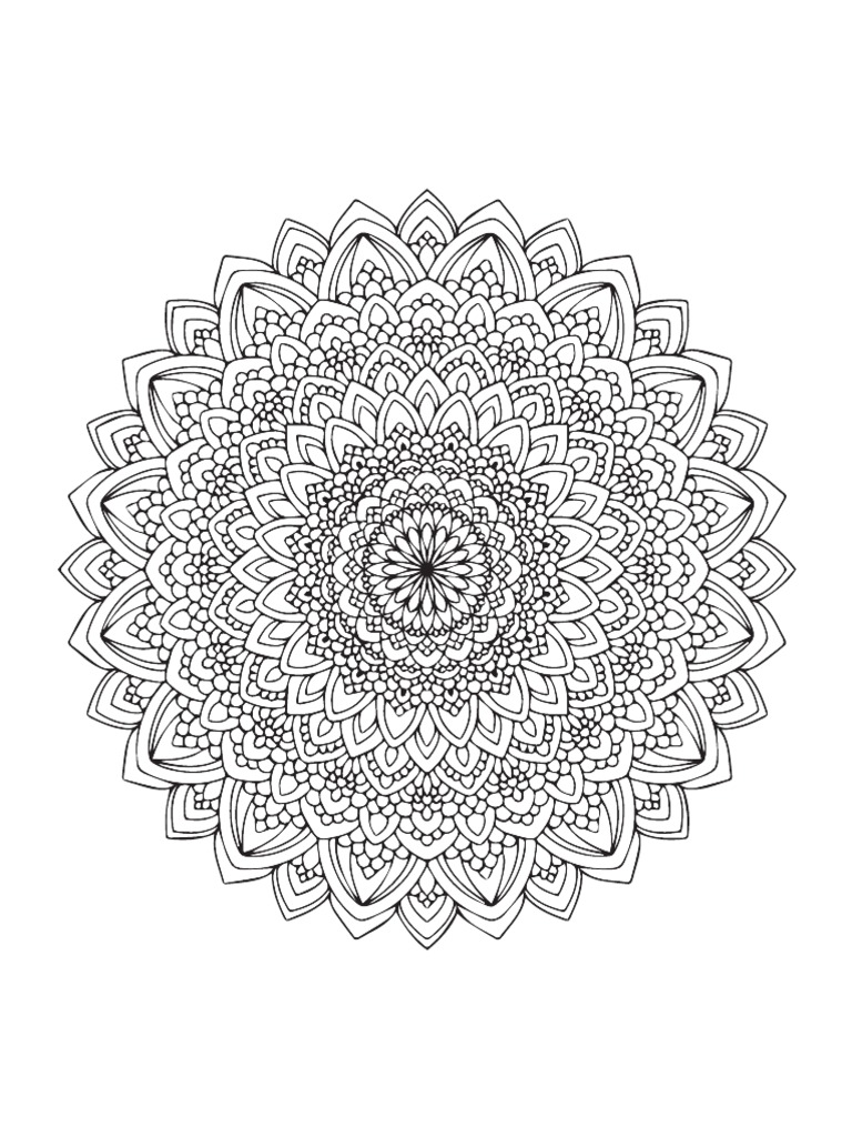60 Mandalas Coloring Book | PDF
