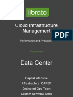 Cloud Infrastructure Management: Performance and Availability