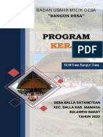 Program Kerja BUMDesa Bangun Desa 