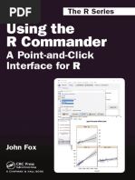 Using The R Commander A Point-And-Click Interface For The R by Fox, John