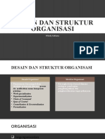 Desain Dan Struktur Organisasi