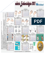 Calendario Epidemiologico 2021