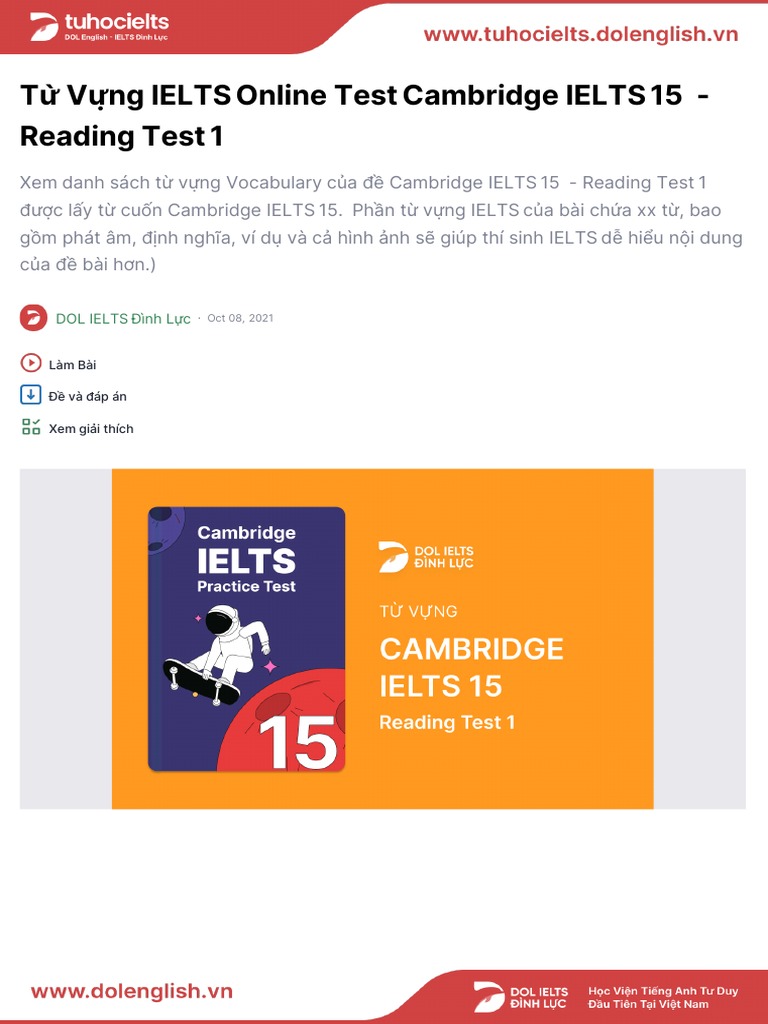 Cam15 Reading Test 1 Pdf