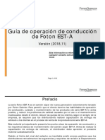 Foton EST-A Drive and Operation Manual-Spanish