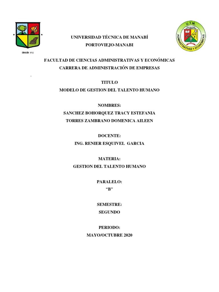 Modelos de Gestión Del Talento Humano | PDF | Gestión del talento