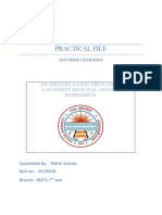 Practical File (ML) - SG-17802