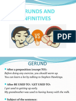 Gerunds and Infinitives