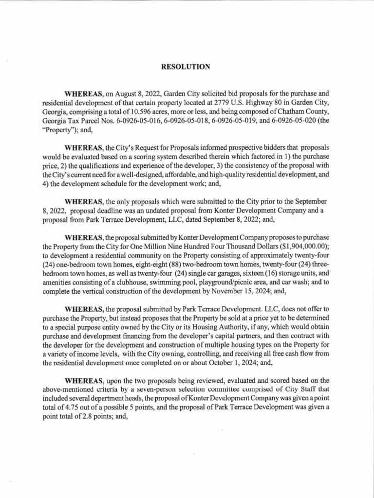 Garden City Development Proposals | PDF