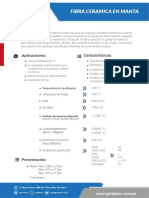 FTA-Fibra-ceramica-en-manta Data de Aislamiento Termico