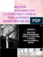 DELITOS RELACIONADOS CON LA TORTURA Y OTRAS VIOLACIONES A DERECHOS HUMANOS