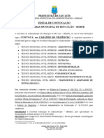 2586 Edital de Convocacao 28 - Tecnicos Medio e Superior - Dezembro 2019