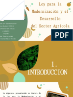 Gurpo#3 - Ley para La Modernizacion y El Desarrollo Del Sector Agrario