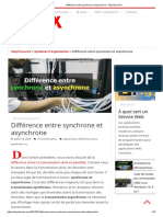 Différence Entre Synchrone Et Asynchrone - WayToLearnX
