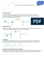 Half Wave Rectifier